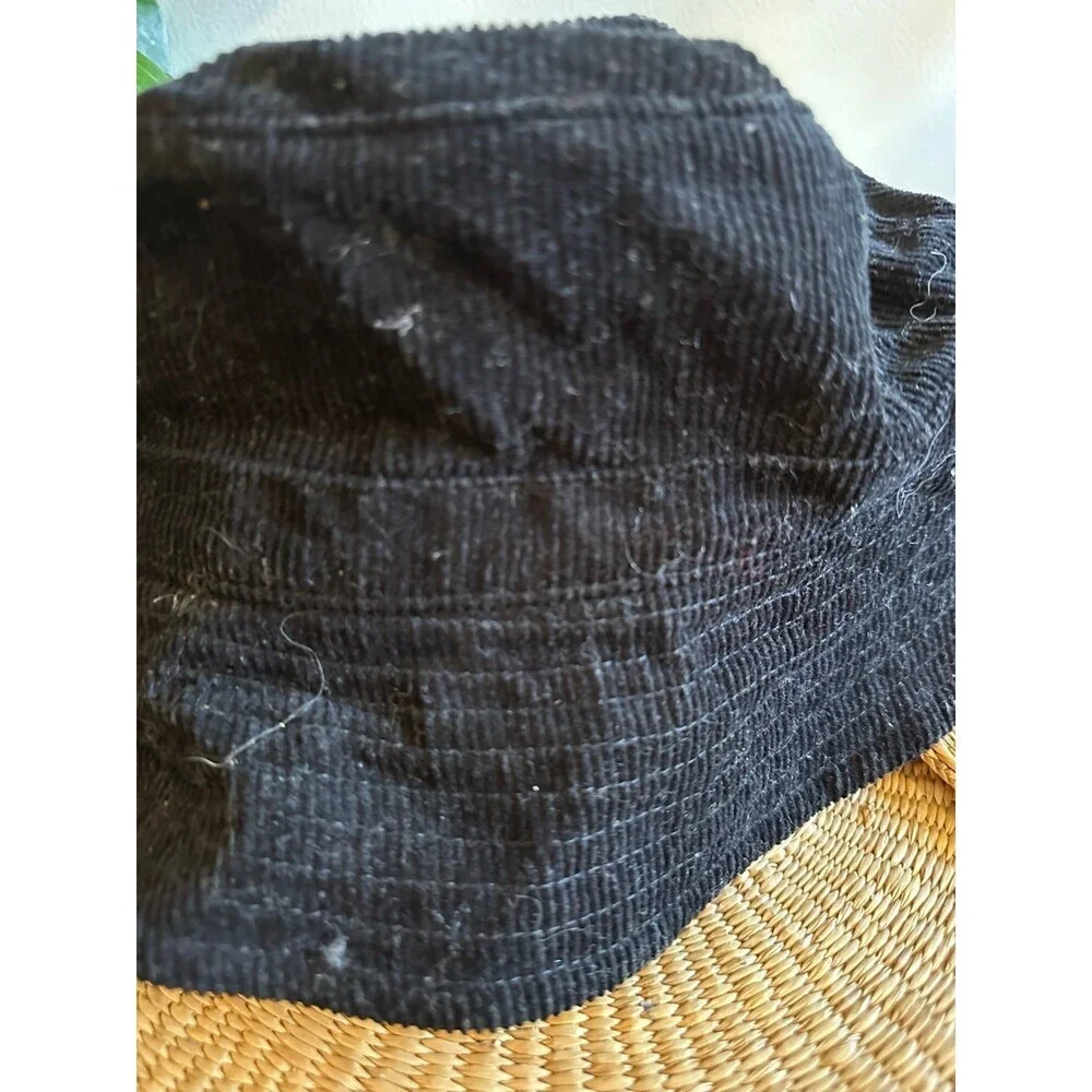 Black Cotton Bucket Hat
